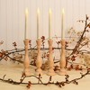 LumaBase Battery-Operated Taper Candles, White - Set of 4 - 4 of 4