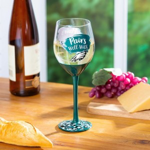Evergreen Philadelphia Eagles, 17oz Boxed Stemware - 1 of 2