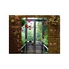 Cottage Garden West of The Wind TIMEWORN Doors Green, Red, Brown 30 x 40 Inch Waterproof Gallery Wrapped Canvas, Outdoor Garden, Yard, Patio All - 2 of 2