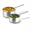 OXO 10pc Mira Tri-Ply Stainless Steel Cookware Set Silver: Dishwasher-Safe, Gas & Induction Compatible, UPC 885837031089 - 3 of 4