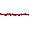 Northlight 50' x 2.5" Unlit Shiny Red Tinsel with Polka Dots Christmas Garland - 4 of 4