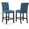NicBex Dining Chairs Set of 2 Upholstered Chair Counter Height Stools with Solid Wood Frame Suitable for Kitchen - 4 of 4