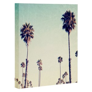Bree Madden California Palm Trees Art Canvas 24" x 30" - Deny Designs: Modern Style, Digital Nature Artwork, Unframed Wall Canvas - 1 of 4