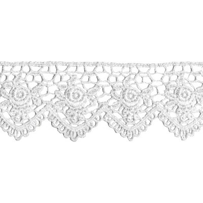 Simplicity Scalloped Rose Venice Lace 1.5