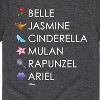 Boys' - Disney - Princess List Icons Short Sleeve Graphic T-Shirt - 2 of 4