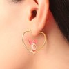 Disney Winnie The Pooh And Piglet Mismatched Heart Hoop Earrings - 2 of 4