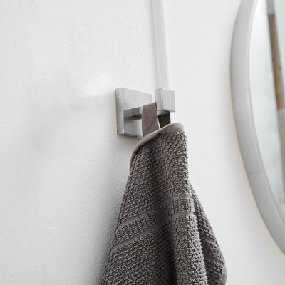 Brushed Nickel 24-Inch Adjustable Metal 4-Piece Bath Hardware Set