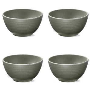 TAG 22 oz. 6 in. Green Brooklyn Melamine Plastic Dinnerware Bowl Dishwasher Safe Indoor Outdoor Round Green Set 4 - 1 of 3