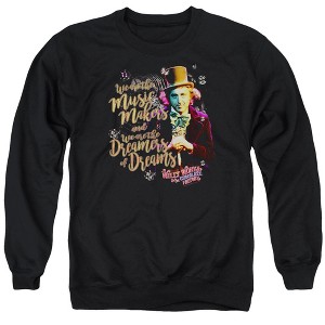 Willy Wonka And The Chocolate Factory Music Makers Adult Crewneck Sweatshirt - 1 of 4