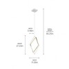 Elan Lighting Darski 1 - Light Pendant in  White - 2 of 3