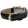 Peugeot Women's 34x20mm Contour Dress Watch Black Leather Strap - 2 of 4