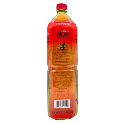 IBERIA aloe Strawberry Aloe Vera Drink - 50.8 fl oz Bottle