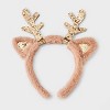 Girls' Holiday Reindeer Headband - Cat & Jack™ - 2 of 3