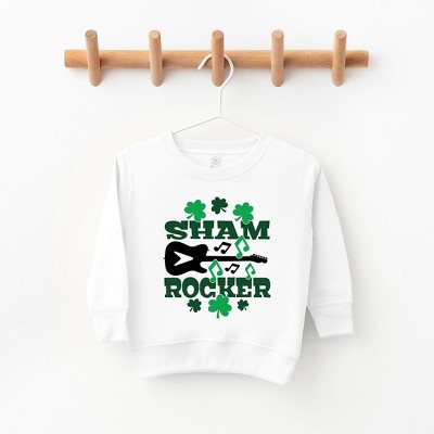 The Juniper Shop Shamrock Rocker Toddler Graphic Sweatshirt