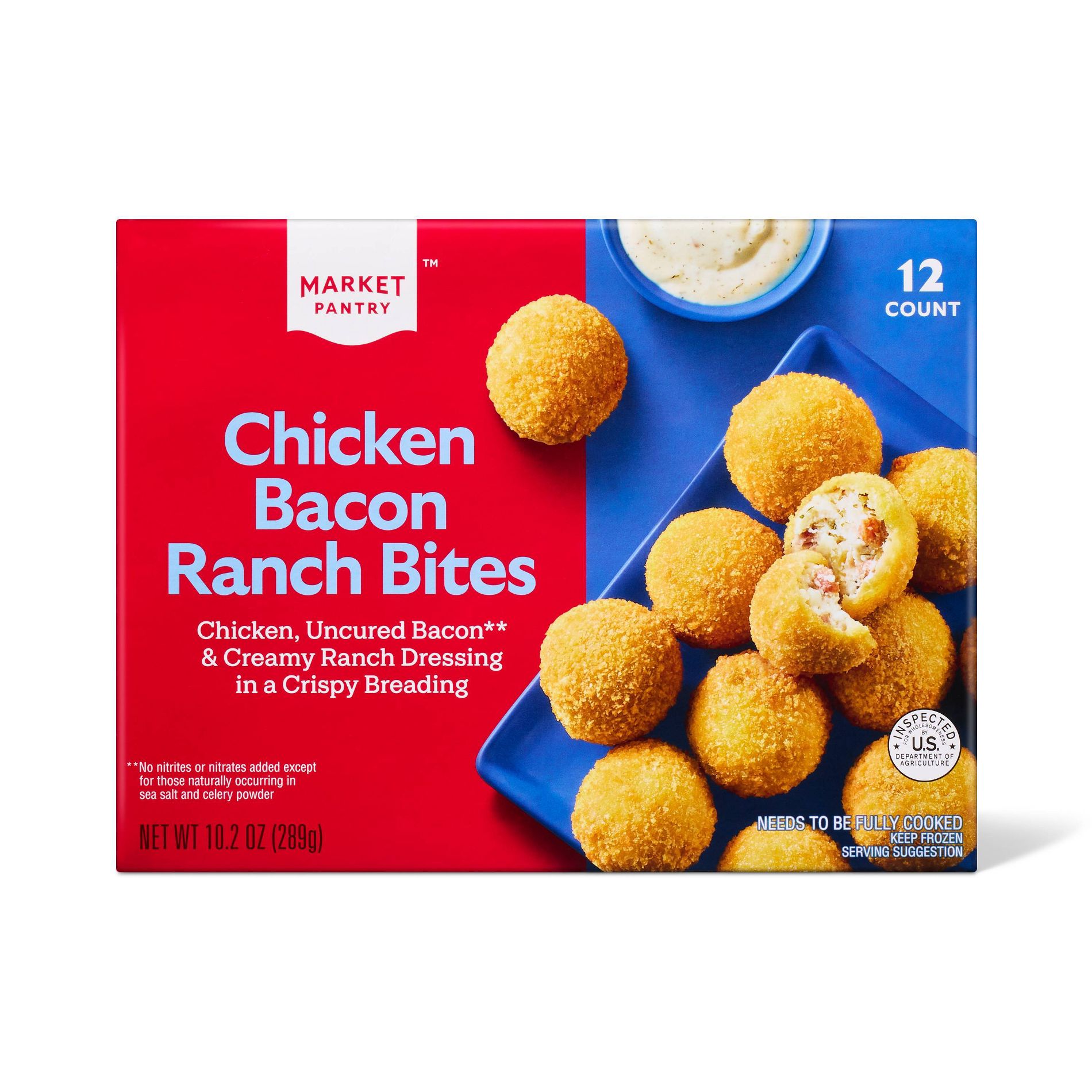 Chicken Bacon Ranch Frozen Bites - 10.2oz - Market Pantry™