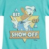 Girls' - Disney - Donald Bit Of A Show Off Fitted Short Sleeve Graphic T-Shirt - 2 of 4