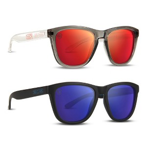 2 Pairs of Epoch Eyewear Lutzka Glasses with Blue Mirror, Orange Mirror Lenses - 1 of 2