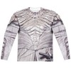 Men's Star Trek Discovery White Klingon Uniform (Front Back Print) Long Sleeve Costume T-Shirt - 2 of 4