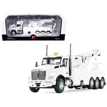 Kenworth T880 with Century Model 1060 Rotator Wrecker Tow Truck White 1/50 Diecast Model by First Gear