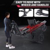 COZONY 2-in-1 Hack Squat & Leg Press Machine w/ Linear Bearing, Plate Storage, Heavy-Duty Lower-Body Trainer for Home Gym - 3 of 4