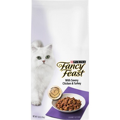 Fancy Feast Gourmet Savory Chicken and Turkey Dry Cat Food - 7lbs