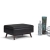 CAVINAS Faux Leather Storage Ottoman Bench with Versatile Use and Safety Hinge,Modern Storage Ottoman,Storage Benches for Living Room,Bedroom - 2 of 4