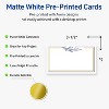 Avery® Cards, 2" x 3.5", Gold & Navy Border w/ Florals, 80ct - 2 of 4