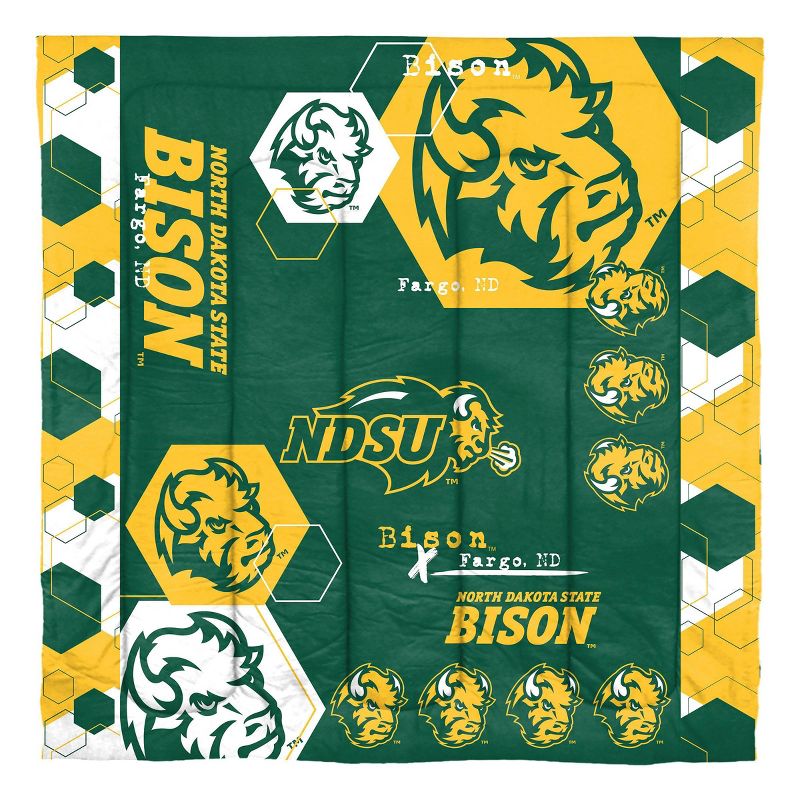NCAA North Dakota State Bison Hexagon Comforter Set - Twin, 2 of 3