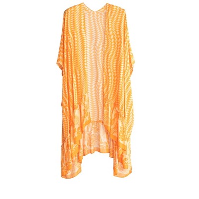 Shiraleah Orange Check Print Cover Up : Target