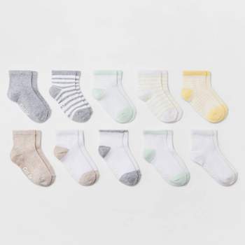 LA Active Baby and Toddler Ankle Socks with Grip - Non-Skid Anti-Slip Kids  Socks - Pack of 6 Pairs : : Clothing, Shoes & Accessories
