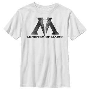 Boy's Harry Potter Ministry Of Magic Logo T-Shirt - 1 of 4