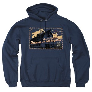 Men's Yellowstone Christmas, Season Greetings From The Yellowstone Pull-Over Hoodie - 1 of 4