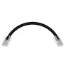 Monoprice Cat5e Ethernet Patch Cable - 0.5 Feet - Black | Network Internet Cord - RJ45, Stranded, 350Mhz, UTP, Pure Bare Copper Wire, 24AWG - Zeroboot - image 4 of 4