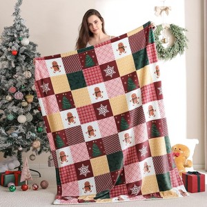 Lomsoe Christmas Flannel Blanket, Soft Blanket, Cozy Lightweight Throw Blanket for Couch Bed Sofa. - 1 of 4