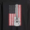 Men's - Instant Message - USA Flag Guitar Long Sleeve Graphic T-Shirt - 2 of 4