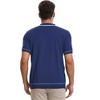 INSPIRE CHIC Men's Button Down Short Sleeve Lightweight Casual Summer Vintage Knit Polo Shirts - 3 of 4