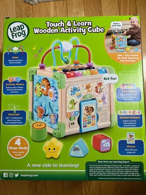 Wooden activity 2024 cube target