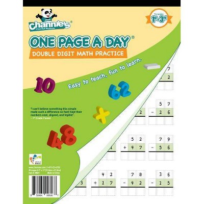 Channie's One Page A Day Double Digit Addition & Subtraction