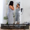 Best Choice Products Full Length LED Mirrored Jewelry Storage Organizer Cabinet w/ Interior & Exterior Lights - 2 of 4