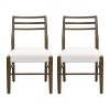 Christopher Knight Home Fescue Farmhouse Upholstered Rubberwood Dining Chairs (Set of 2) - 2 of 4