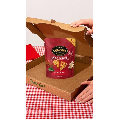 Sonoma Creamery Pepperoni Pizza Crisps Crackers - 5oz/6ct