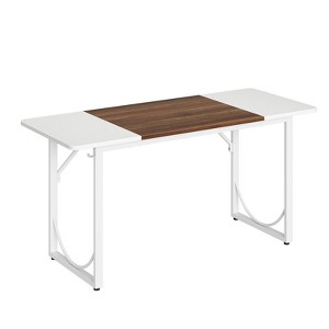 Pinmoco 63" Executive Desk, Large Writing Desk with Metal Frame - 1 of 4