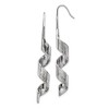 Chisel Stainless Steel Polished and Textured Swirl Stud Earrings - 2 of 4