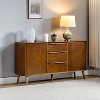 Abigail 57" Wide 3 Drawer Sideboard with Hardwood | KARAT HOME-ACORN - 2 of 4