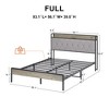 NicBex Bed Frame with Charging Station and Metal Slats Support for Adults - 3 of 4