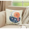 Saro Lifestyle Sea Lion Pillow - Poly Filled, 16" Square, Multi - 4 of 4