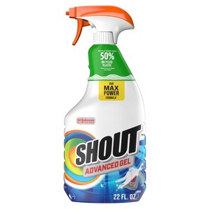 Shout Advanced Action Gel Laundry Stain Remover Spray - 22 fl oz - 1 of 4