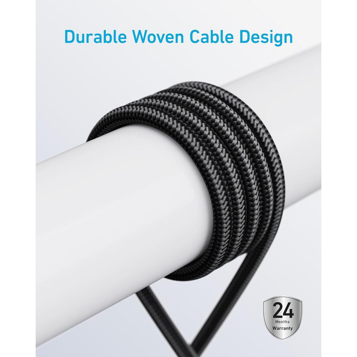 Anker USB C to USB C Cable, 240W Fast Charging Cord (2-Pack, 10 ft, Black) | For iPhone 17 / 16 Series, MacBook Pro 2020, iPad Air 4, and More - thumbnail 5