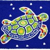 Jellybean Painted Turtle Doormat – Colorful Turtle Design, Machine Washable & Fade-Resistant, 20"x30" - 2 of 3