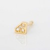 Jewelry Avalanche CZ Accented Diamond icon 20G 14K Yellow Gold Nose Bone Nose Ring Stud - 2 of 4